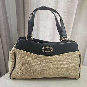 2 For $40 Etienne Aigner Navy Hand Bag